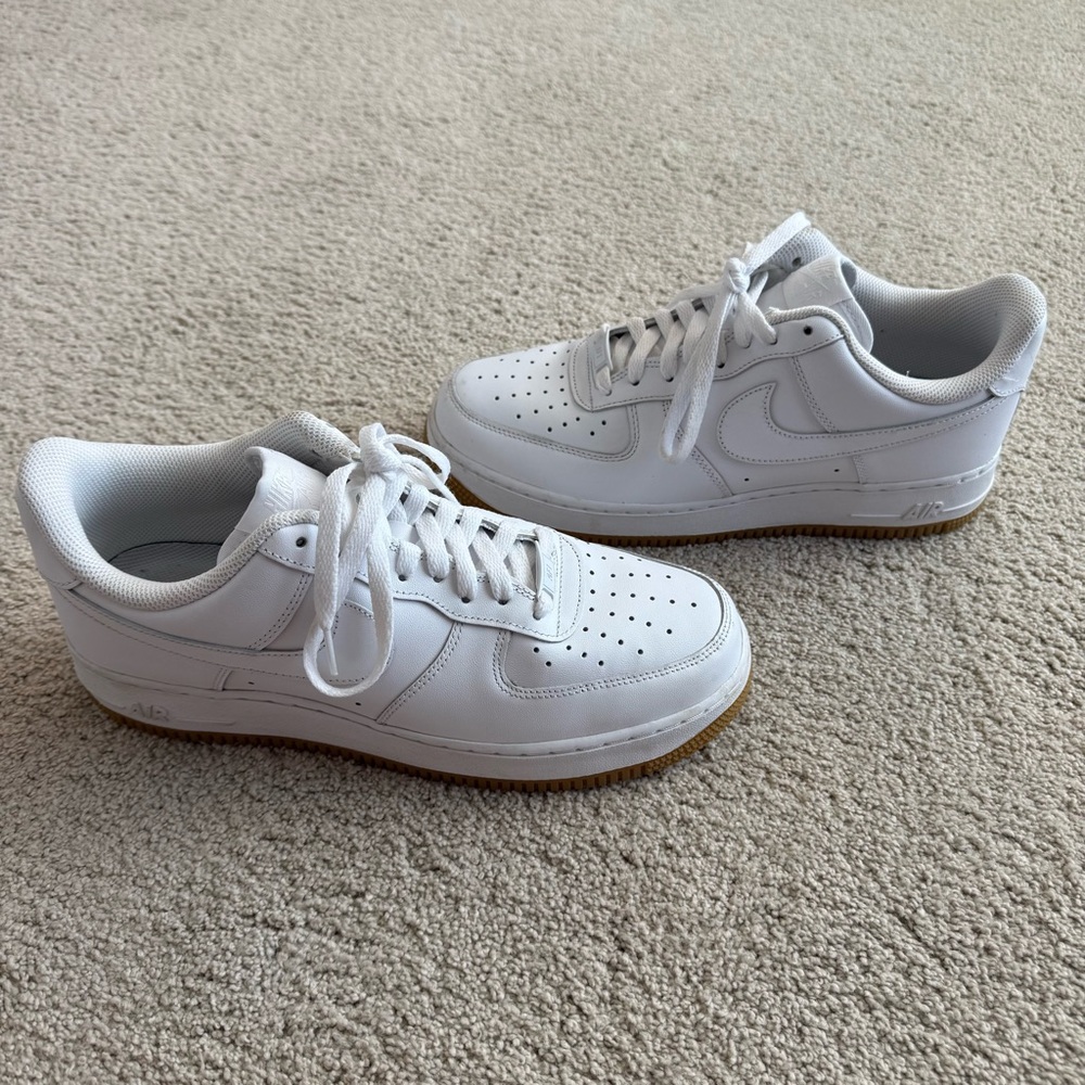 Nike Air Force 1 White Low-Top Sneakers